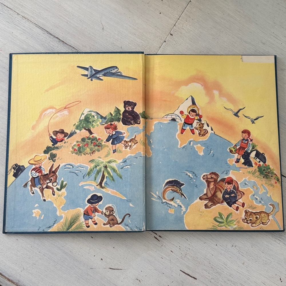 1946 ‘This is the World’ Vintage Children’s Book by Pease - Rand McNally - Picture 5 of 16